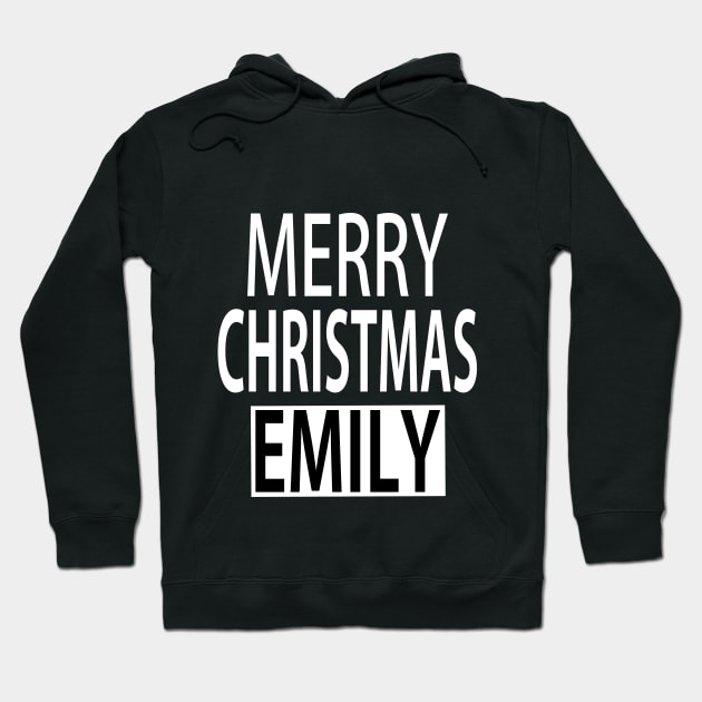 Merry Christmas Emily Hoodie by ananalsamma